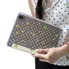 Estampa de Bolinhas Trevo de Quatro Folhas Adequado para Capa Protetora de Tablet iPad Pro Mini Sucção Lateral Separação Air7Y Dobrável 10ª Geração 13 polegadas