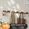 Gancho estilo dopamina para pared de entrada y dormitorio, perchero de arte en hierro sin taladrar, gancho para ropa de almacenamiento sin rastro