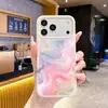 Funda de Silicona para Teléfono con Gradiente Líquido de Mariposa Iridiscente Anti-Huellas Dactilares para iPhone 18 Pro Max, Funda a Prueba de Golpes al por Mayor