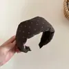 Faixa de Cabelo Estilo Coreano Retrô Nicho Jeans Falso Cabeça de Estrela Testa Alta Temperamento Pressionar o Cabelo Faixa de Cabelo Moda Clipe de Cabelo para Exterior Acessórios de Cabelo