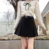 Falda de Lana Gruesa Estilo A Retro para Mujer 2026 Otoño Invierno Nuevo Estilo Chica Popular Cintura Alta Adelgazante Falda Corta Petite
