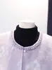 Chaqueta de Alta Gama Estilo Chino para Madres, Nueva Moda de Primavera para Mujeres de Mediana Edad, Elegante y Sofisticado Top Nuevo Estilo Chino Inspirado en Chanel para Mujeres