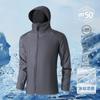 Ropa de Protección Solar de Seda de Hielo Nueva 2025 para Hombre Verano Anti-ultravioleta Transpirable Abrigo Delgado Ropa de Protección Solar para Pesca al Aire Libre