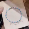 Pulseira de Flor em Forma de Diamante Zircônia Estilo Palácio Retrô, Luxo Leve, Alto Padrão, Pulseira Exquisita, Design de Nicho, Joia para Mãos