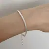 2026 Nuevo Modelo Nuevo Estilo Chino Plata S925 Simple y Elegante Fresco Dulce Diseño de Nicho Ins Pulsera Joyería