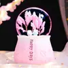 Bola de Cristal Musical con Nieve y Luz Estilo Ins Soñador Nube Flotante Canción de Amor, Exquisito Regalo para Niñas, Dropshipping