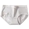 Ropa interior de algodón puro para mujer de tiro bajo, Ropa interior simple de color liso para mujer, Transpirable Sin costuras Algodón puro en la entrepierna Ropa interior para mujer, 100% Algodón