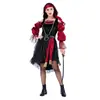 Disfraz de Halloween 2020 Cosplay Transfronterizo Medieval Occidental Pirata Femenina Disfraz de Fiesta Cosplay