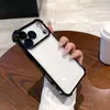 Adequado para iPhone 17 Promax Bolsa de Celular Anti-Queda com Airbag Apple 16 Galvanizado Película de Lente Transparente Capa Dura Anti-Queda