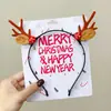 2027 Nuevo Estilo Diadema Pasador de Astas Accesorios Navideños para el Cabello de Niñas Adornos Navideños para la Cabeza Baratijas Navideñas para Niños Pinza para el Cabello