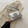 Bolso cuadrado pequeño de moda, novedad de verano 2024, bolso de mano sencillo de moda para mujer, elegante bolso bandolera vintage.