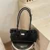 Bolso cruzado nuevo para mujer 2026, bolso baguette casual de moda, bolso de hombro simple casual retro elegante para debajo del brazo