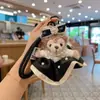 Diadema de Felpa Linda Falda, Llavero de Muñeco Oso, Muñeca Linda, Colgante de Bolsa de Dibujos Animados, Regalo Creativo para Niñas
