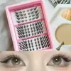Cílios Postiços Transfronteiriços da Amazon Europeus e Americanos Mais Vendidos DIY Misto Asiático Textura Densa Ampliar Olhos Natural Claro e Frio