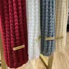 Bufanda Popular de Otoño e Invierno para Mujer, Bufanda de Lana Tejida Cálida de Color Sólido, Estilo Coreano, Estudiante, Dulce, Linda, Bufanda de Pareja