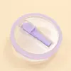 Copo de Carro Transfronteiriço 30Oz40Oz Tampa de Exportação Acessórios Transparentes Tampa de Copo Casca de Ovo à Prova de Vazamento Tampa de Copo de Plástico com Canudo para Gelo