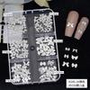 Caixa de Tachinhas Estrela Joias para Nail Art Estrela Dourada Mini de Seis Pontas Lua Pequenos Acessórios Adesivo de Unha Decoração Atacado