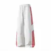 Nuevos pantalones casuales de tres rayas para otoño para hombre, pantalones rectos holgados de pierna ancha, pantalones curvos casuales versátiles de moda con una bonita caída