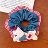 Gomita para el Cabello de Niña Estilo Vaquero, Diadema Linda para Moño, No Daña, Alta Elasticidad, Accesorio para el Cabello