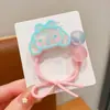 Corda de Cabelo Infantil Sanrio Desenho Animado Elástico Fofo Kulomi Elástico de Rabo de Cavalo Acessórios de Cabelo de Alta Elasticidade para Meninas Pequenas