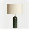Lámpara de Mesa Creativa de Jade Estilo Old Money, Iluminación Ambiental de Lujo de Gama Alta, Lámpara de Mesita de Noche para Dormitorio, Sala de Estar de Villa, Diseñador de B&B