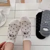 Calcetines Bajos de Verano Nuevos Lindos de Dibujos Animados Gatito para Mujer, Delgados Transpirables Versátiles Antideslizantes Invisibles