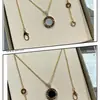 Colar de Cerâmica Branca de Alta Qualidade para Mulheres, Corrente Clavicular de Luxo Leve com Pingente de Cintura Pequena Banhado a Ouro Rosa 18K, Versátil e Sofisticado