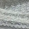 Tela de Falda de Encaje Floral Elástico, Tela de Encaje Acanalado para Hacer Ropa, Fabricante de Tela de Encaje de Verano