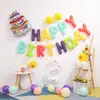 Globos de Letras Feliz Cumpleaños Globos de Feliz Cumpleaños para Niños Decoración de Fiesta de Cumpleaños Sensación de Alta Gama