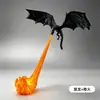 Novo produto: Dragão Cuspidor de Fogo Impresso em 3D Dragão Luminoso Chama de Dragão Canto de Livro Decoração de Estante Lâmpada de Sopro de Dragão Ornamento Criativo de Dragão Voador Transfronteiriço