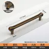 Maçaneta de Porta de Armário Chinês Antigo Nova Maçaneta de Porta de Guarda-Roupa Escandinavo Maçaneta de Gaveta Bronze Velho Retro Liga de Zinco Sólida