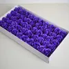 Fábrica de origem flor de sabão de três camadas cabeça de flor flor de sabão flor de rosa tem uma base flor de água simulação flor Dia dos Namorados Vietnamita trabalhadores