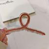 Pinza de Tiburón con Goteo de Aceite Estilo Coreano Color Sólido Simple Accesorio para el Cabello Oversized Pasador Versátil No Daña el Cabello Estilo Coreano