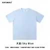 Camiseta deportiva unisex de verano de algodón puro, marca de moda para parejas, cuello redondo, corte holgado, talla grande, manga corta, para jóvenes