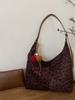Bolsa de Hojaldre Retro Escarchada de Otoño Transfronteriza 2025 Nueva Textura de Viajero Bolso de Hombro de Moda Tendencia