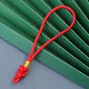 Cuerda de Nudo de Botón con Asa de 13 CM Lanyard Nudo Chino Hanfu DIY Bolsa de Sachet Semi-terminada Cuerda para Muñeca