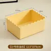 Caja de almacenamiento de escritorio, organizador de plástico para cosméticos, artículos varios del hogar, cesta organizadora para snacks, caja organizadora para baño de dormitorio