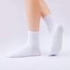 Meias Curtas Masculinas Meias de Algodão Meias Masculinas Pretas e Brancas Cinzas de Meia Panturrilha Meias Esportivas Longas Brancas para Meninos Meias Finas Brancas de Cor Pura para Homens