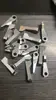 Accesorios para Máquinas de Tejer, Tornillos de Rosca Inversa, Manijas de Aluminio para Ferretería, Manijas Rojas