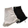 Shorts de mujer estilo Lisa para mujeres petite, adecuados para danza jazz, sexys y elegantes, con cordón, fruncidos, cintura alta, shorts ajustados de línea A