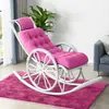 Sillón mecedor reclinable silla para persona perezosa siesta sala de estar balcón reclinable persona perezosa puede reclinarse puede dormir silla de ocio silla mecedora para ancianos
