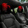 Fundas para reposacabezas de coche de la serie de personajes transfronterizos, fundas elásticas estampadas para almohada de cuello reposacabezas, fundas personalizables para almohada de coche almohada de cuello