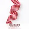 Cinta a Cuadros con Borde Ondulado Estilo Coreano Huiya para Accesorios de Cabello DIY, Lazos, Flores, Decoración de Ropa, Faldas