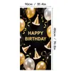 2026 Nuevo Estilo Ins Decoración de Pastel de Cumpleaños Cortina de Puerta Creativa Corazón Letra Cubierta de Puerta Tela Escena de Fiesta Transfronteriza