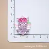 Accesorios de resina de dibujos animados para manualidades joyería transfronteriza destello fino accesorio de pinza para el pelo de crema de caballo único funda de teléfono móvil hebilla de zapato