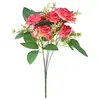 Venta Caliente Transfronteriza Rosa Coreana Fragante Decoración de Ramo de Rosas para Bodas en Casa Ramo de Rosas que Sostiene la Novia de la Boda