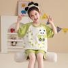 Pijamas coreanos para meninas, algodão puro, verão, pais e filhos, fino, manga curta, fofo, menina, Cunda, crianças, mãe e filha, roupas para casa