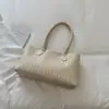 Bolsa tote casual da moda de grande capacidade, bolsa de ombro estilosa e única, bolsa de ombro relaxada e estilosa