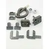 Accesorios para Pantalla Retráctil Puerta de Pantalla Invisible Tipo Rodillo Cuadrado Antiguo Rodillo de Resorte Manija de Esquina Tope Conector