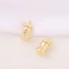 Accesorios para joyería de productos semiacabados al por mayor material metal incrustado circonita colgante de biberón collar pulsera pendientes colgante DIY